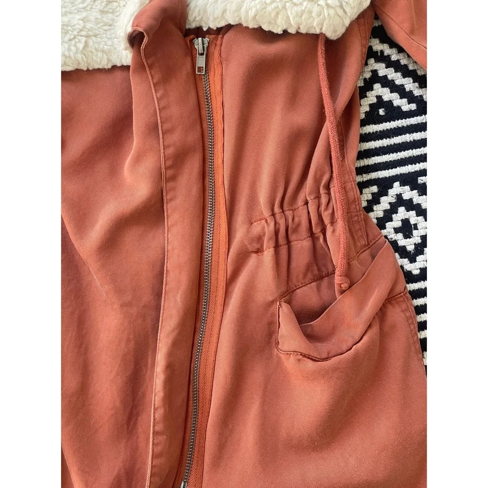 Silence + Noise Jacquie Sherpa Parka Jacket